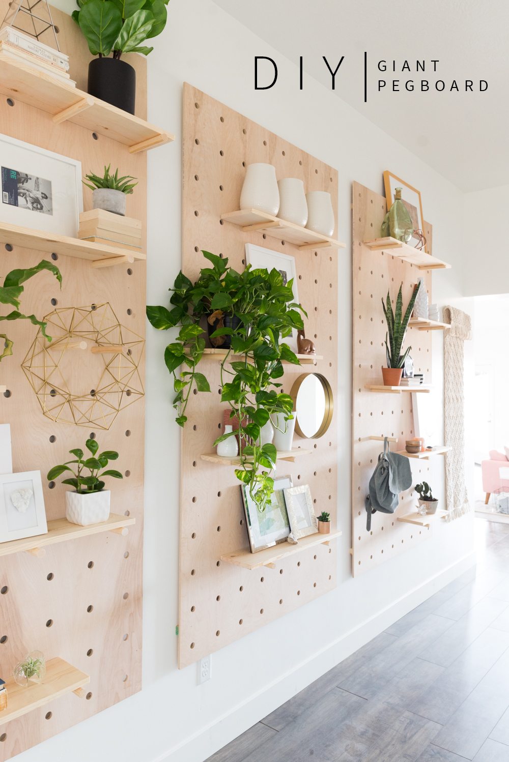 DIY Giant Pegboard For Photo Staging And Display Booths Handmade 