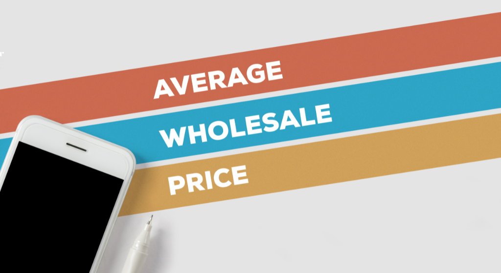 average wholesale price sign